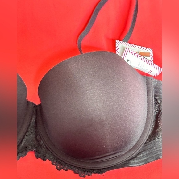 BRA 36C Black MAIDENFORM se1102 push-up, underwire, convertible strapless 3438 L - Picture 6 of 11